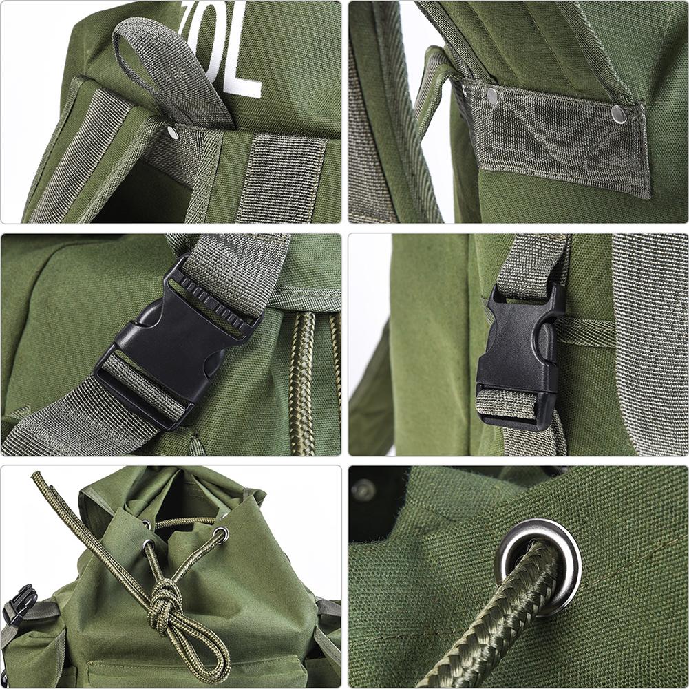 LEO New Outdoor Backpack Mountaineering Sports Travel Backpack 3-Layer Multi-Purpose Camping Fishing Bag 70L Large Capacity Backpack