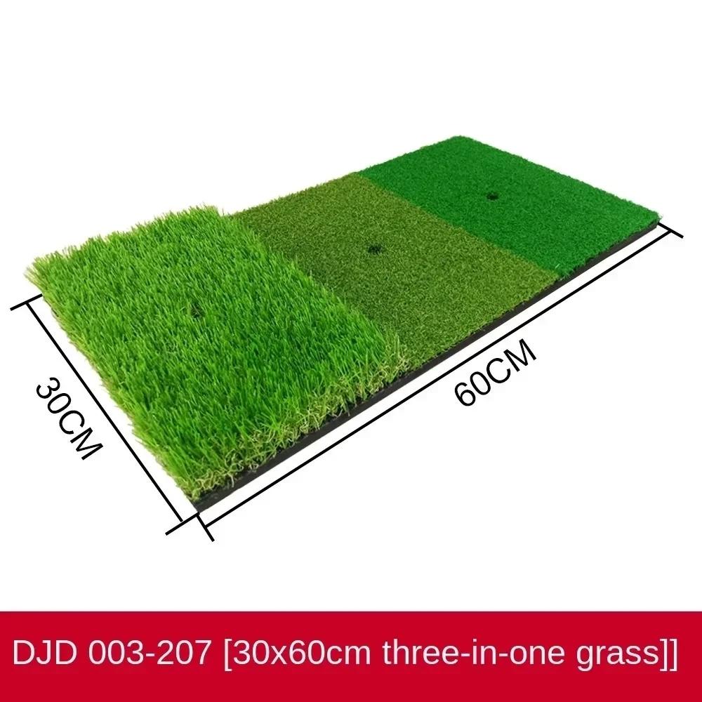Golf Hitting Mat Indoor Outdoor Mini Practice Durable PP Grass Pad Backyard Exercise Golf Training Aids Accessories