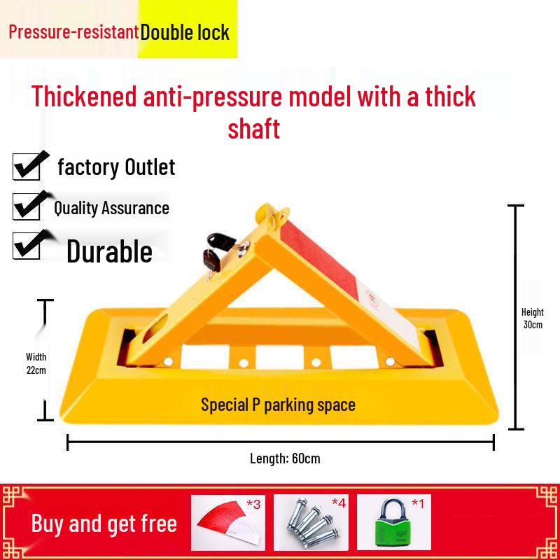 Blocator de sol triunghiular rezistent pentru locuri de parcare în garaje