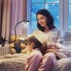 Creative USB Clip-On Table Lamp with Flexible Hose and 3-Color Dimming for Eye Protection and Reading