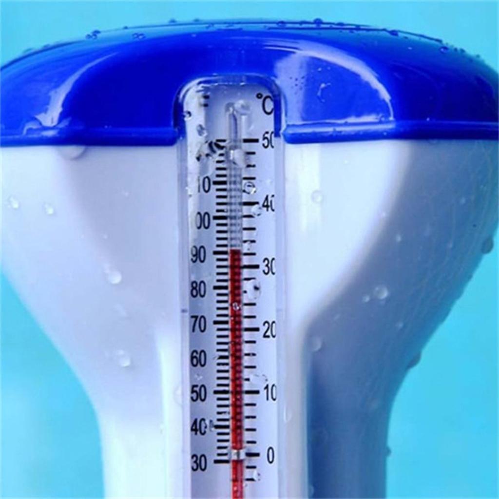 Pool Cleaner Dispenser 5 Inch With Thermometer Durable Corrosion Resistant For Home Hotel Use