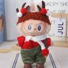 Lapupu 17cm Christmas Doll Clothes: First & Second Gen Sit-Sit Party Sweater