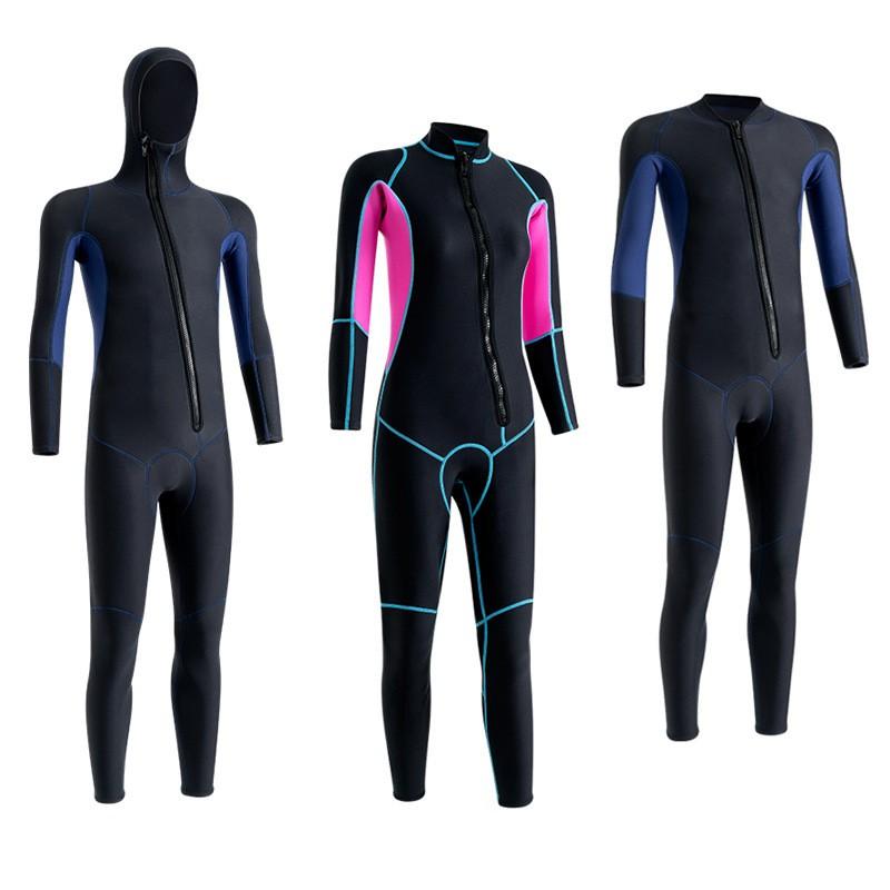 3mm Neoprene Wetsuit Men Women Full Body Diving Surfing Snorkeling Winter Swimming Thermal Insulated Wet Suit