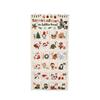 Fillable Christmas Advent Calendar with 24 Numbered Compartments and Top Hangers for Small Gifts, Candy, and Messages