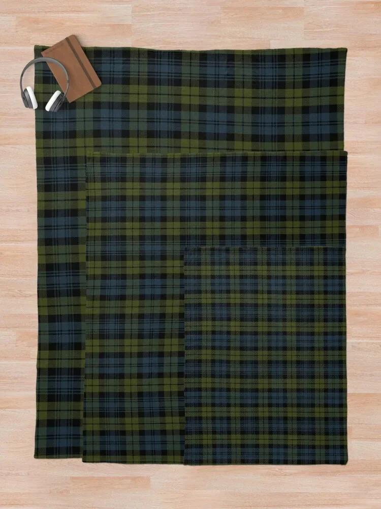 Campbell Clan Tartan (High Res) Throw Blanket Soft Plush Plaid Beautifuls Picnic halloween Blankets