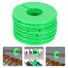 20Pcs Plastic Closet Size Dividers Green Round Wardrobe Labels Blank Clothing Rack Organizer Clothes Separator for Storage