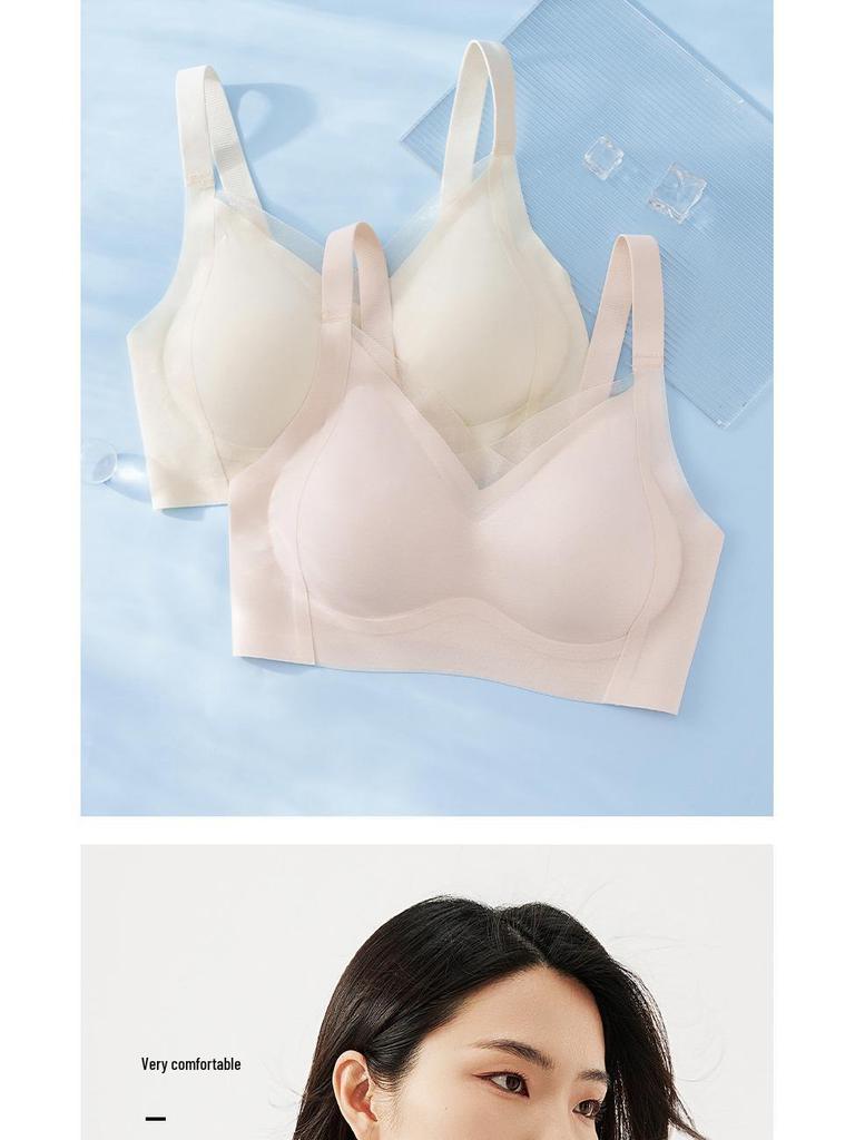 Seamless Lift Bra: Ultra-Thin, Breathable, No Steel Ring, Anti-Sag Support for Small Chests