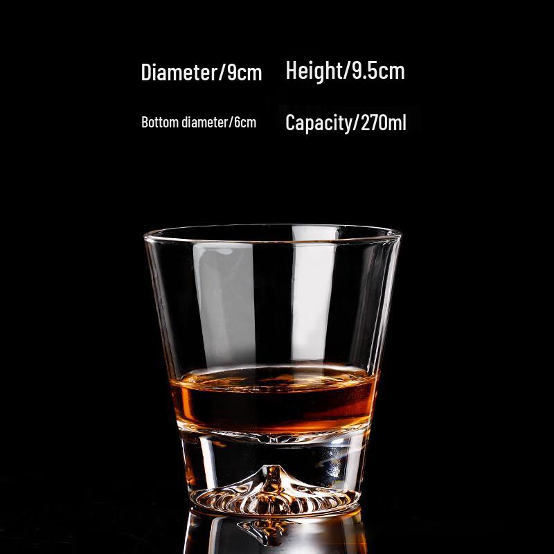 Sikaizhuo Elegant Glass Whiskey & Beverage Tumblers