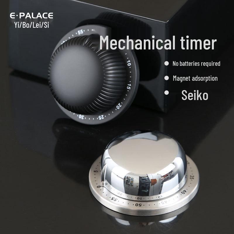 Mechaniczny minutnik kuchenny ze stali nierdzewnej: Menedżer czasu gotowania i nauki