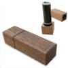 KATOMOKU Seal Case, Shachihata Name 9, km-77WA, Solid Walnut Wood