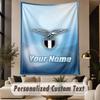 Custom Text Tapestry Lazio FC Print Wall Tapestry Indoor Living Room Wall Decor