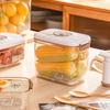 Creative Household Food Storage Box for Fruits Vegetables Durable Vacuum Sealer for Case with Pump Reusable Kitchen