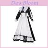Playing Death Game To Put Food On The Table Cosplay Costume With Black White Maid Dress For Role Play