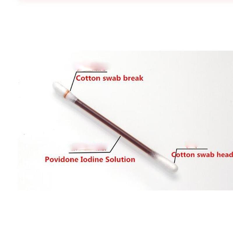 50pcs Bulk Disposable Household Travel Bag Iodine Swab Newborn Navel Disinfection Portable Sterilization Iodine Swab