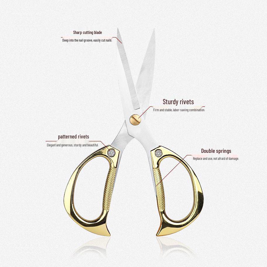 K82 Stainless Steel Multi-purpose Scissors: Office, Kitchen, Food, and Chicken Bone Cutting