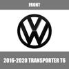 For VW For Volkswagen VW  Transporter T6 2020 2019 2018 2017 2016 3D ABS Car Hood Front Bonnet Grill Rear Trunk Emblem Logo Ba CWV1