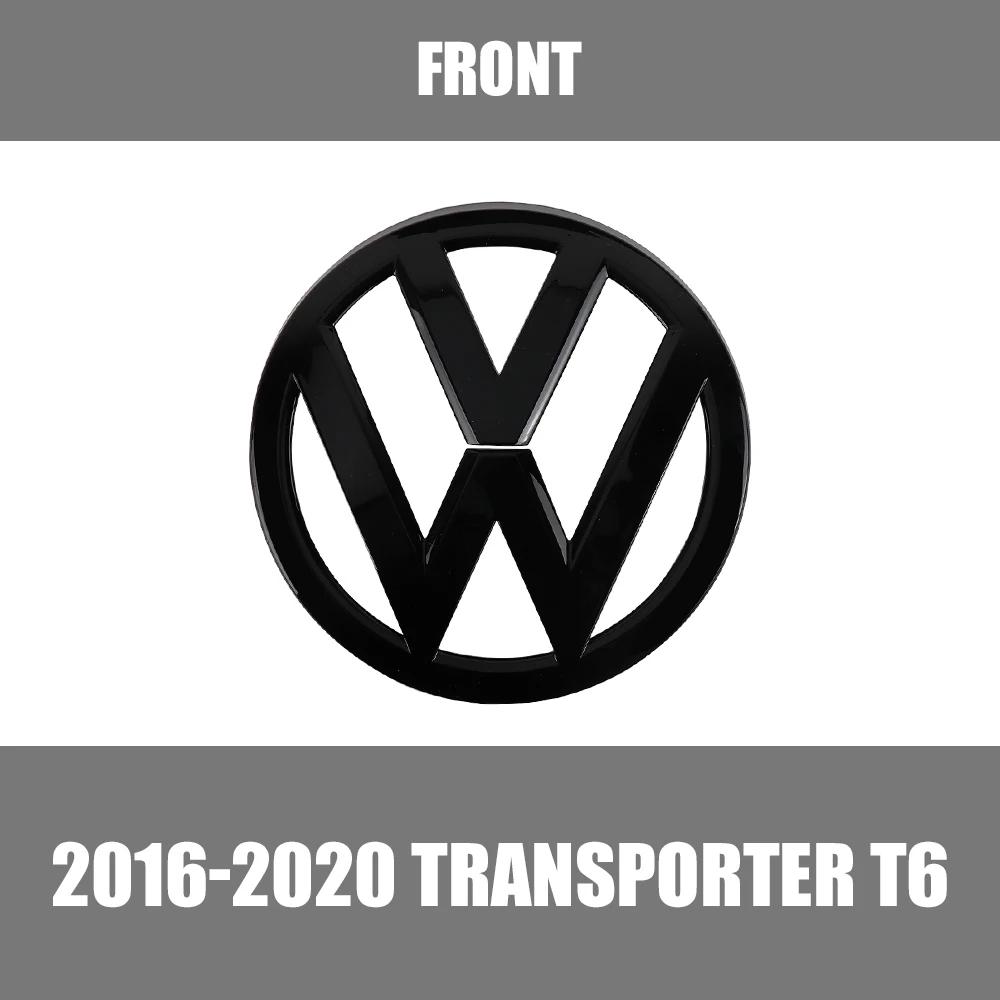 For VW For Volkswagen VW Transporter T6 2020 2019 2018 2017 2016 3D ABS Car Hood Front Bonnet Grill Rear Trunk Emblem Logo Ba CWV1
