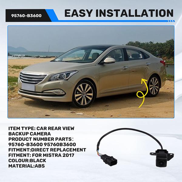 95760B3600: Compatible Rear View Camera for Hyundai MISTRA