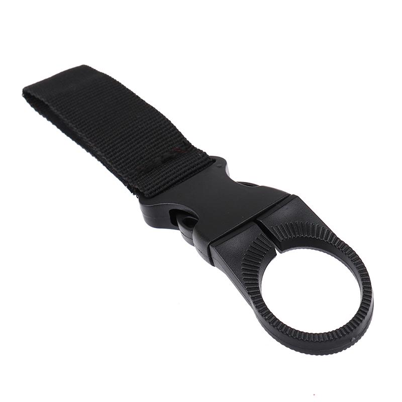 Nylon Webbing Water Bottle Carabiner Belt Outdoor Buckle Hook Holder Tool Clip