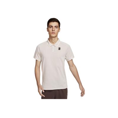 Polo de sport décontracté d'extérieur respirant à logo Heritage pour homme Polos Rouge clair Marron FQ2102-104
