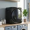 5kg Vented Tumble Dryer, 1000W Compact Tumble Dryer with 5 Drying Modes, Stainless Steel Tub, Black