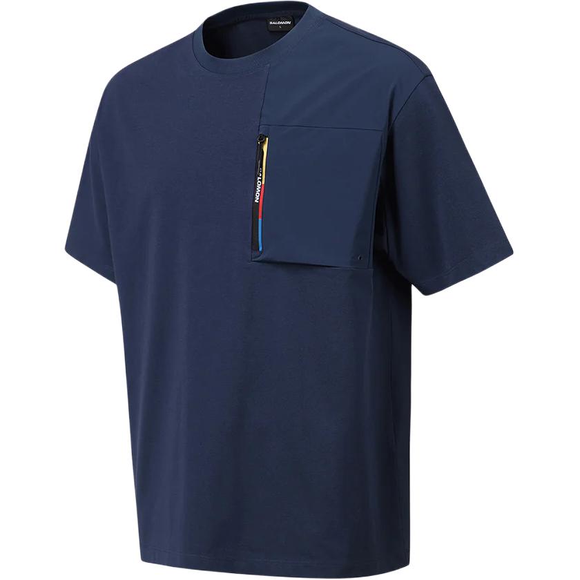SALOMON T Shirt Men's Marine Blue C28152