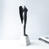 Headless Angel Abstract Figures Sculpture Ornaments Desk Decoration Cast Iron Angel Character Statue Crafts Modern Home Decor