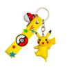 Entzückender Silikon-Pokémon-Schlüsselanhänger mit Pikachu Kreativer Cartoon-Stil Geschenk