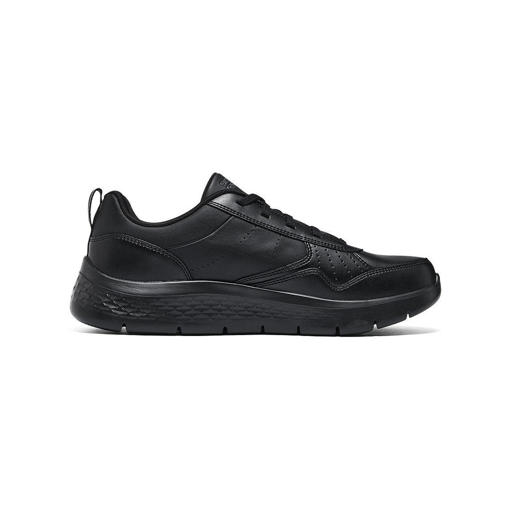 Skechers Go Walk Flex Leather Comfortable Versatile Low-Top Casual Shoes Men sneakers Black 216499-BBK
