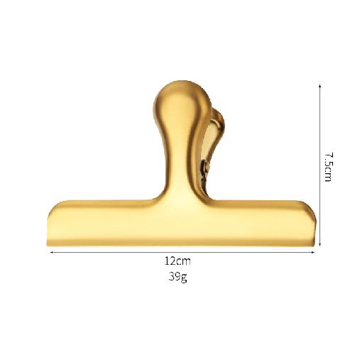 Stainless Steel Sealing Clip Kitchen Food T-shaped Clip Fresh-keeping Bag Clip Snack Clip Moisture-proof Sealing Clip File Small Clip