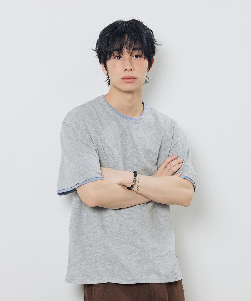 Dibsenseu Vintage Washed Crop Short Sleeve T-Shirt - Gray