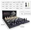 Brangdy Magnetic Wooden Chess Set with Storage & Extra Queens