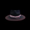 Pure Wool Top Hat Retro Old-Fashioned Webbing Decorative Wool Top Hat