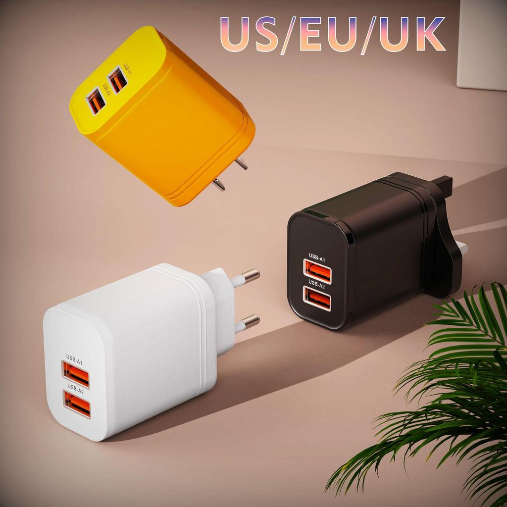 High-Power Multi-Port Universal PD Charger with US/EU Plug