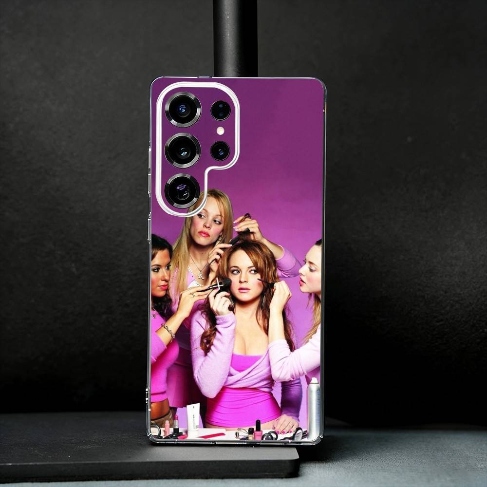 Movie M-Mean G-Girls Phone Case For Samsung S25,S24,S21,S22,S23,S30,Ultra,S20,Plus,Fe,Note,10,9,5G Transparent Cover