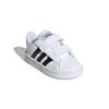 Adidas Neo Grand Court Velcro Low-Top Sneakers Baby Sneakers White Black EF0118