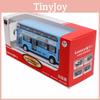 Premium Quality Double-decker Tour London City Bus Pull Back Car Kid Toy With Sound And Light