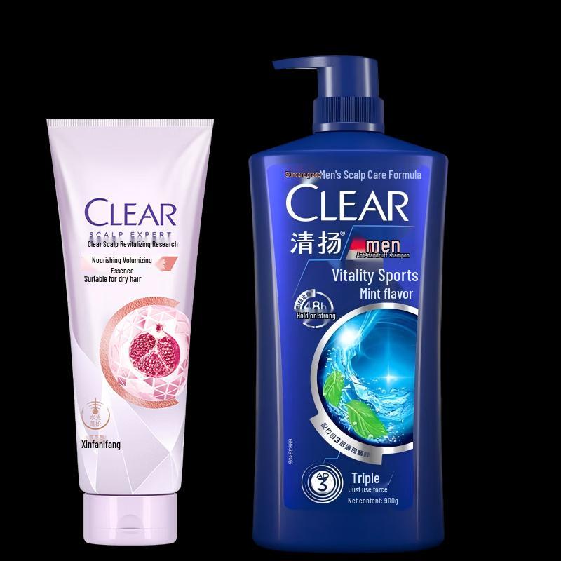 Clear Anti-Dandruff & Fluffy Hair Care Set