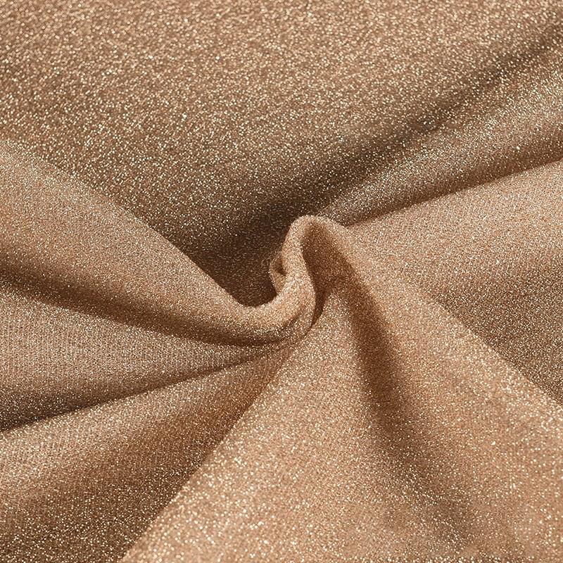 NEW Glitter Yarn Fabric Soft High Stretch Particles Starry Bright Cloth For Colorful Stage Costume Wedding Decor Textiles Fabric