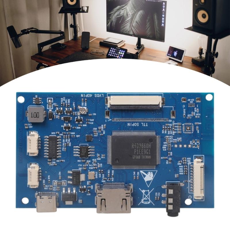 7inch 8inch 40pin LVDS LCD Screen Driver Board Capacitive Touch LCD Screen Drive Controller Board