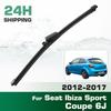 Rear Windshield Wipers Blades,Premium All-Season Wiper Blades Replacement For Seat Ibiza Sport Coupe 6J 2012-2017