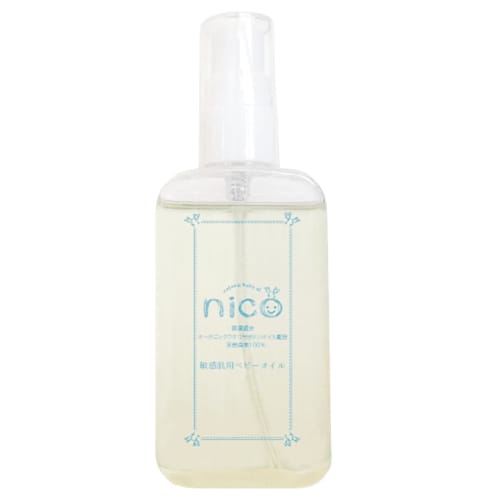 [Official] Nico Oil 60ml x 1 Baby Oil for Sensitive Skin, 100% Natural Ingredients