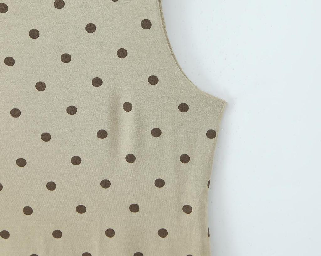 2026 European & American Summer Fashion Slim Polka Dot Tank Top & Skirt Set for Women - D79836