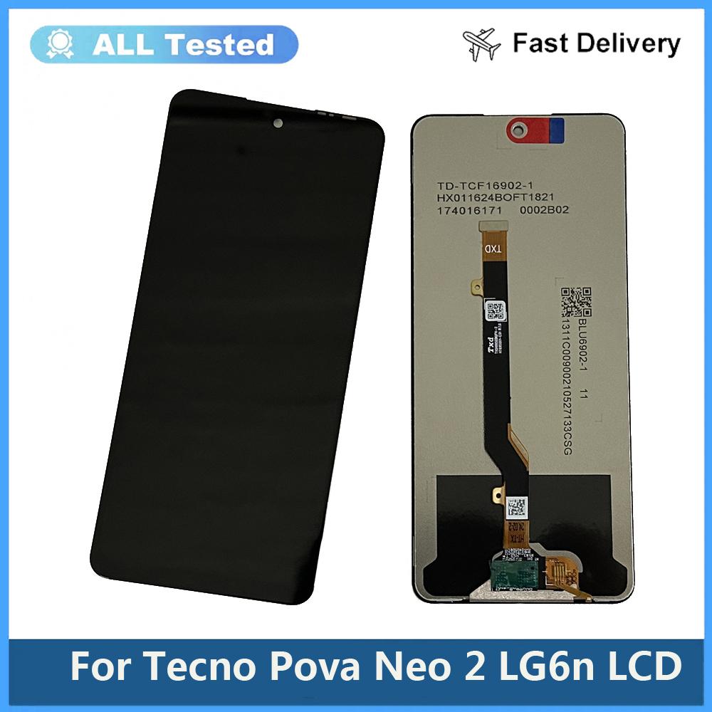 

LCD Screen and Digitizer Full Assembly For Tecno Pova Neo 2 LG6n