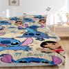 Custom Textile Stitch Adventure Bedding 3 Piece Set HD Print Duvet Cover Pillowcases for Teens Adult Bedroom Decoration
