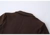 2026 Spring/Autumn Plus Size Women's V-Neck Cardigan Slimming Suit Top
