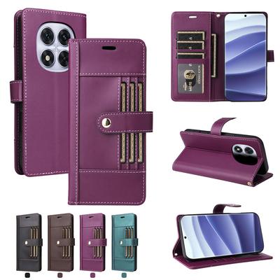 Clamshell Leather Wallet Case For Xiaomi Redmi Note 14 Pro 14S 4G Note14 Pro Plus 5G Flip Cover Phone Cases Outside 6 Card Slot