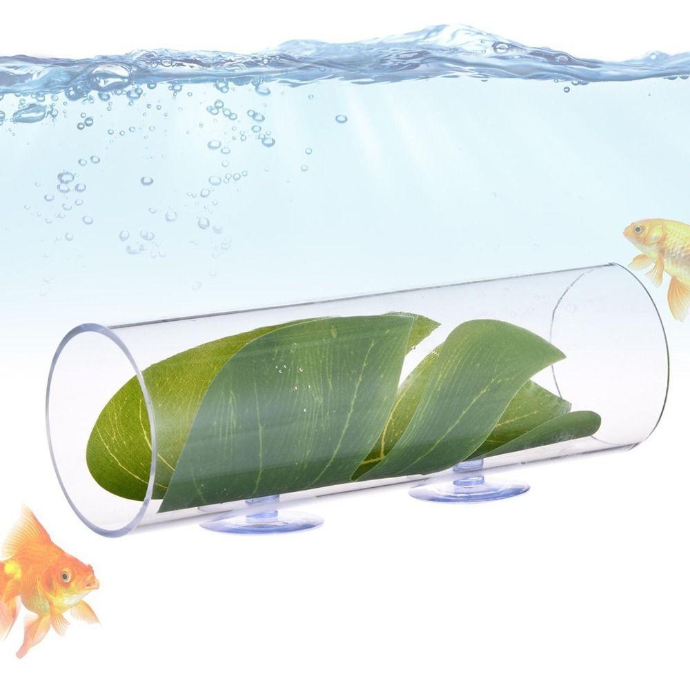 

Кругла трубка Betta Tunnel Tank Decoration Hollow Hollow Betta Fish cave for Cichlids Hide Tunnel