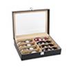 8-Grid Eyewear Eye Glasses Case Women Men Sunglasses Display Storage Box Holder Organizer