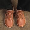 Wide-Fit Leather Casual Barefoot Shoes for Men & Women - Plus Size Available
